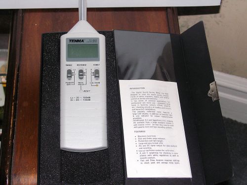Used Tenma Digital Sound Level Meter 72-860 ( TES-1350A )