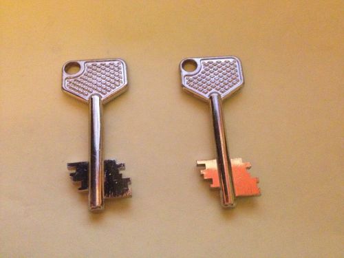 2 factory sentry safe bit keys for model x031 safe key codes x1 thru x125 for sale