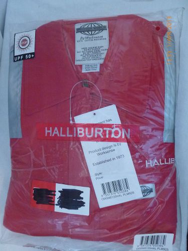 Worksense coveralls size 92s (waist 92cm, inleg 72cm) halliburton red qty 4 new for sale