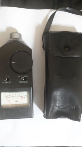Radioshack sound level meter with case 33-2050 ~ noise reading tester -03 for sale