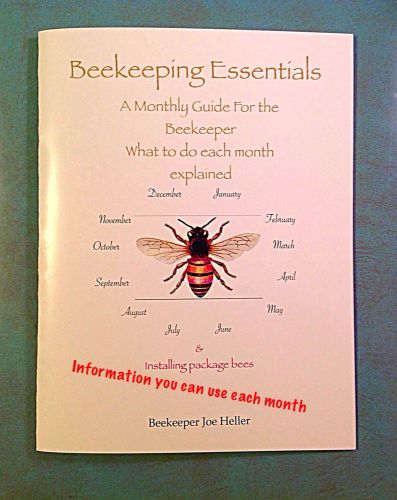&#034;Beekeeping Essentials&#034;What to do each month explained in detail