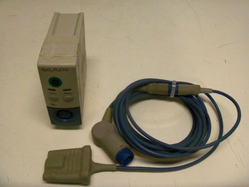 HP M1020A SpO2/Pleth Patient Monitor Module New Style with Adult Finger sensor