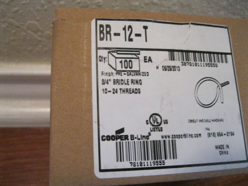 Cooper B-Line BR-12-T 3/4 &#034; Bridle Ring 10-24 Threads (100 NIB)