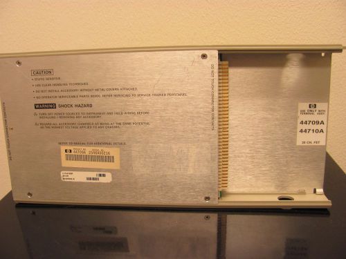 HP AGILENT 44709A 20 CHANNEL FET PLUG-IN for 3582A