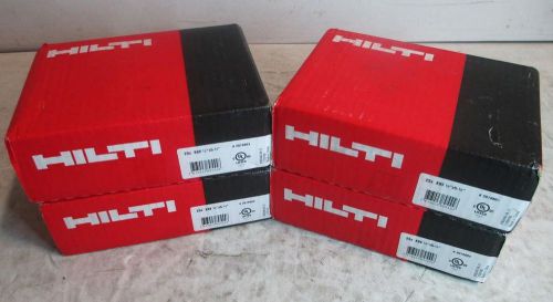 4 Boxes of Hilti 25pc. Expansion Stud Anchors 2078804