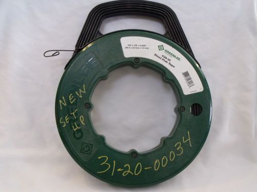 * greenlee 438-10 steel fish tape 125&#039; x 1/8&#034; for sale