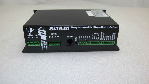 APPLIED MOTION PRODUCTS Si3540 DRIVE,STEPPER MOTOR CONTROLLER W/CABLES AND S/W