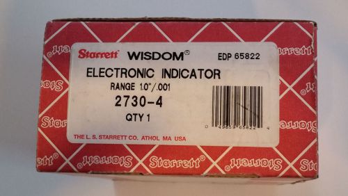 Starrett Wisdom 2730-4 Electronic Indicator Range 1.0&#034;/.001