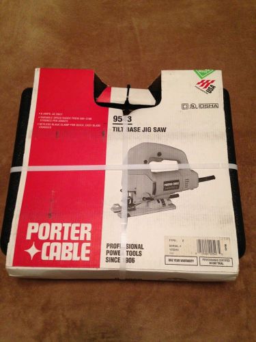 PORTER CABLE QUICK CHANGE JIGSAW MODEL 9543-Brand New
