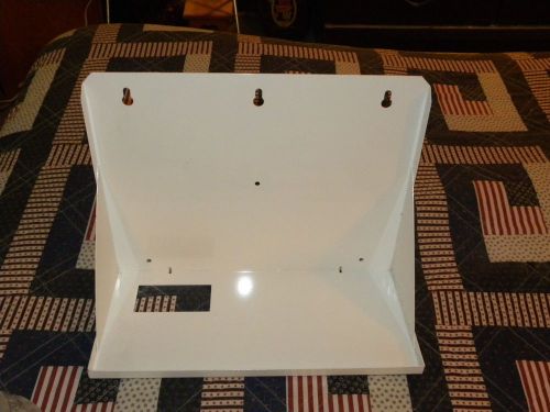 White Steel Mounting Bracket/Shelf For Emergency Lighting Fixture BRAND NEW!!