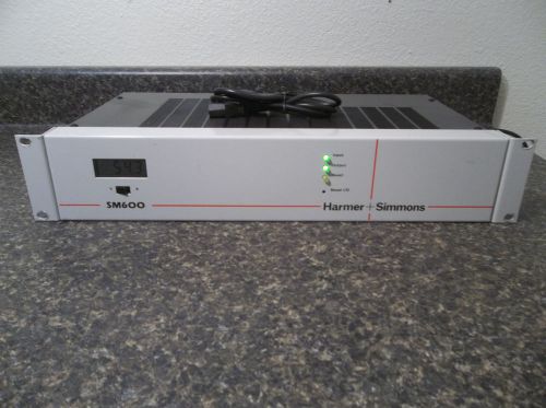 Harmer &amp;  simmons sm600 - 50 -12   with rack mounts    sno: 586154 for sale