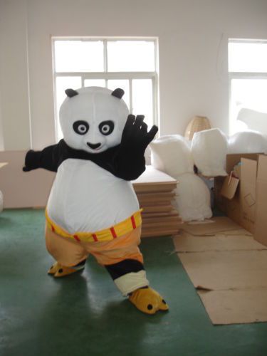 New Kung Fu Panda Mascot Costume Fancy Dress Adult Suit