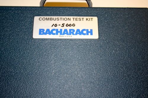 Bacharach combustion test kit 10-5000 for sale
