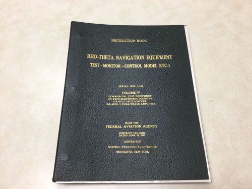 1957 Rho-Theta Navigation Equipment 710-me26b/u Manual &amp; Instructions - DAL15-24