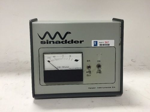 SINADDER S-101 SINAD METER WITH LEADS