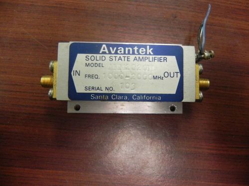 Avantek SA82-0431 SMA RF Amplifier 1000-2000