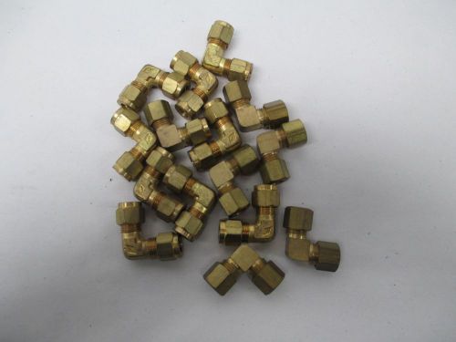 LOT 15 NEW IMPERIAL ASSORTED 1-4 90 DEGREE BRASS FITTING 1/4 IN D304920