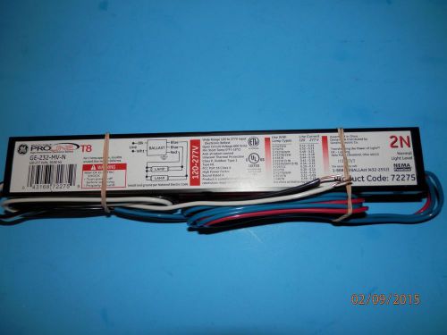 14 new ge prolamp f32-t8 2 -lamp electronic ballast for sale