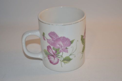 Vintage Coffee Tea Cup Marco Polo China Pink Flower