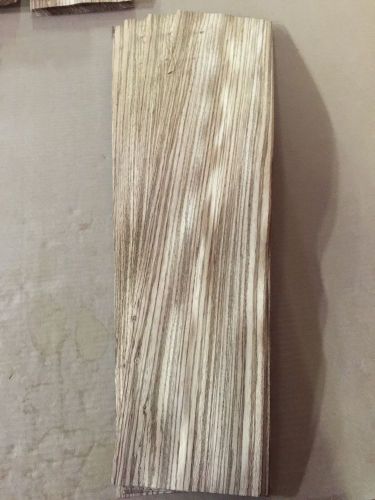 Wood veneer zebrawood 5x26 20 pieces total raw veneer &#034;exotic&#034; ze8 2-26-15 for sale