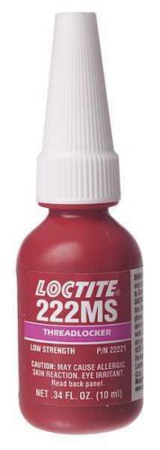 New loctite - 222ms - low strength threadlocker adhesive .34 fl oz for sale