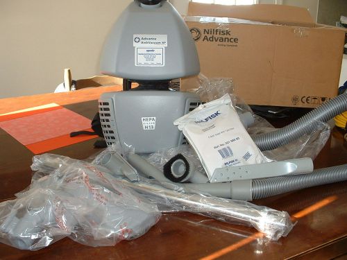 Nilfisk advance back pack vacuum xp new never used for sale