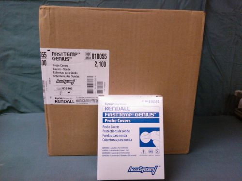 1 Case of Kendall Tyco First Temp Genius Probe Covers 810055