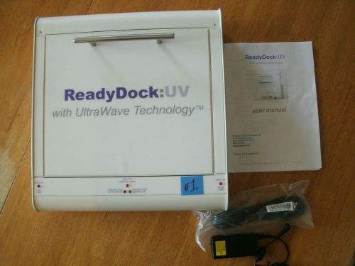 ReadyDock:UV w/ Ultra Wave Technology Tablet PC Disinfection Station--USED