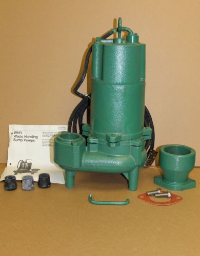 Sewage pump, submersible, 2&#034;, 200v, 3/4hp, whr7-03 myers, unused for sale