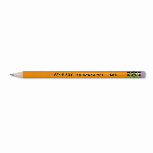 Dixon® Ticonderoga My First Ticonderoga Woodcase Pencil, Hb #2, 12/Pack