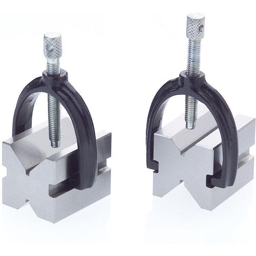 Grizzly H5608 V-Block Pair W/ Clamps 1-5/8-Inch FREE SHIPPING NEW