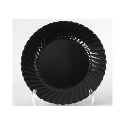 WNA Comet Classicware 6&#034; Plastic Plate in Black
