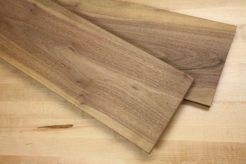 1/4&#034; x 9-10&#034; x 48 Thin Black Walnut Craft Laser Wood Lumber board