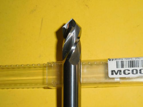 NEW SOLID CARBIDE SPOTTING DRILL/CHANFER TOOL  1/2&#034; x  6&#034; RH , 4 FLUTES