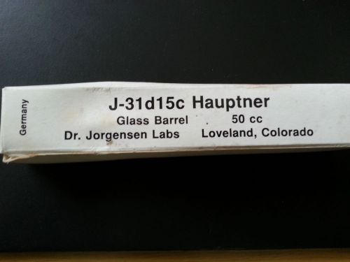 Hauptner syringe replacement glass barrel 50 cc syringes livestock for sale