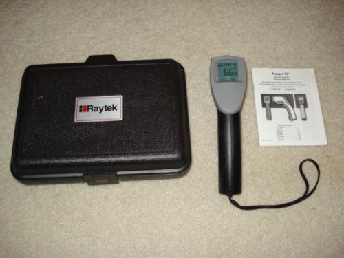 Raytek Raynger ST20 Non Contact IR thermometer with Owner&#039;s Manual and Hard Case