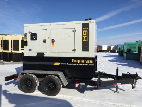 2012 hipower 90 kva generator set, selectable with switch, john deere engine,... for sale