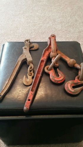 Cast iron come along hand winch tool 2 come alongs