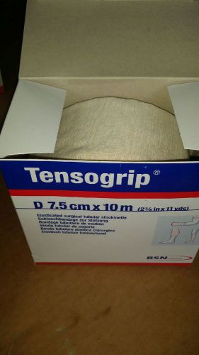 Tensogrip Stockinette Elastic Tubular Bandages Size E ( D 7.5&#034;cm x 10 m) - White