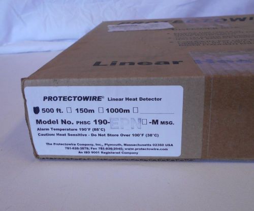 Protectowire Linear Heat Detector Cable PHSC 190-EPN 500&#039; Feet NEW NIB n