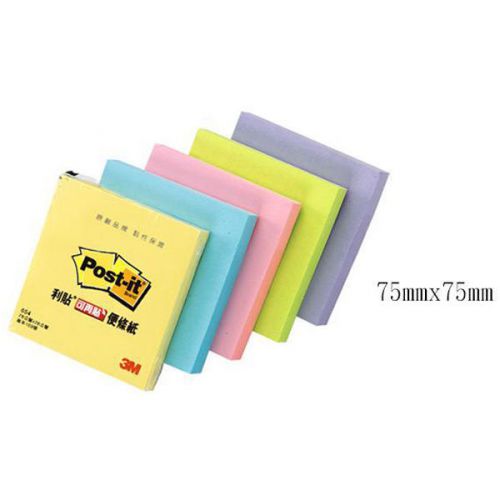 3M 654 Yellow Colors Sticky Recycled Post-it Note Paper