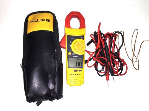 Fluke 902 true-rms hvac clamp meter + case &amp; leads for sale