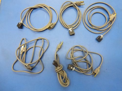 UNHOLTZ DICKIE D22 INDIVIDUAL POWER CORDS, LOT OF 6