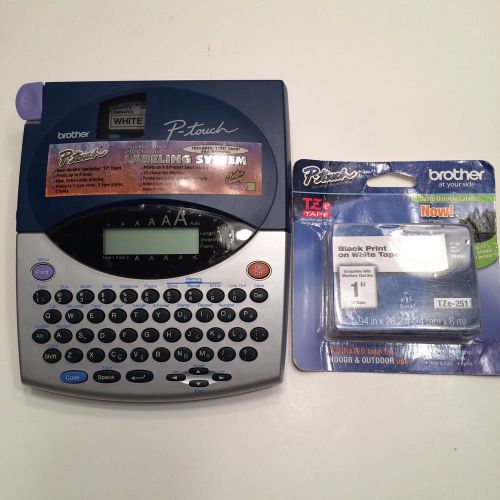 Brother P-Touch PT-1800/1810 Electronic Labeling System with TZe-251 1&#034; Tape