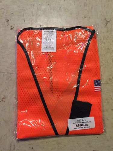 Polyester High Visibility Orange Vest