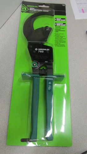 Greenlee 760 Compact Ratchet Cable Cutter 1 3/4&#034; Max ESL