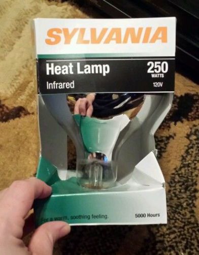 INFRARED Reflector Flood Heat Lamp Light 250 Watt Sylvania New Old Stock - USA