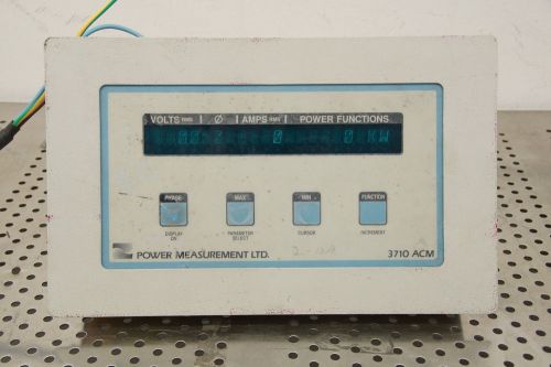 Power measurement 3710 ACM electronic power meter for parts/repair