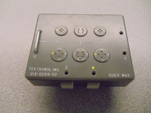 Tektronix 013-0099-02 500v max curve tracer fet adapter for sale