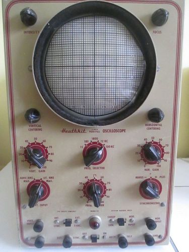 Vintage Heathkit Oscilloscope, Model O8